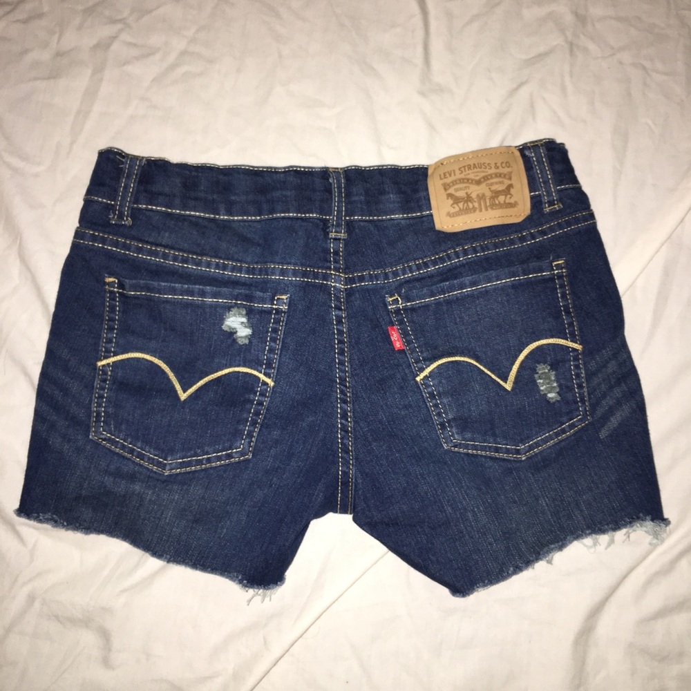 Levi Boyfriend Jean Shorts